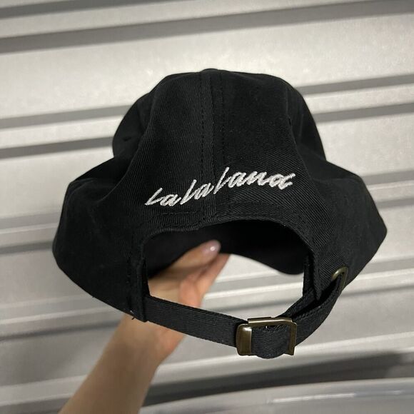 NWOT La La Land **Make America Kind Again ** BLACK Hat Cap Adjustable Back - Picture 3 of 4